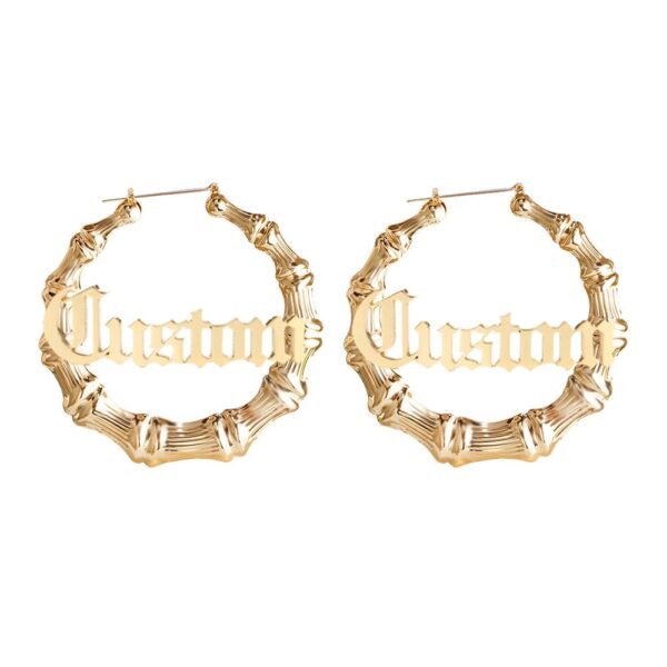 Women's Personalized Stainless Steel Earrings - Image 5