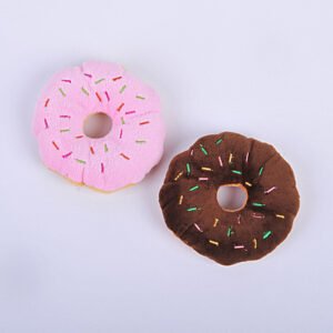 Cotton Donut Dog Chew Toy