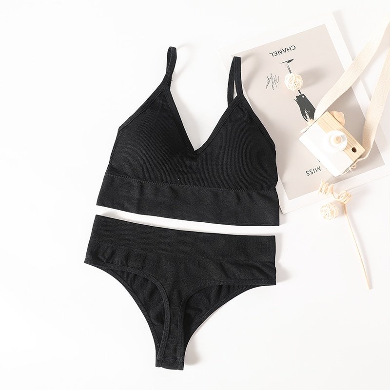 Women's Fitness Underwear Set, 2 pcs Set