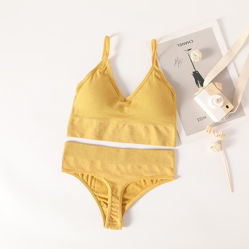 Women's Fitness Underwear Set, 2 pcs Set