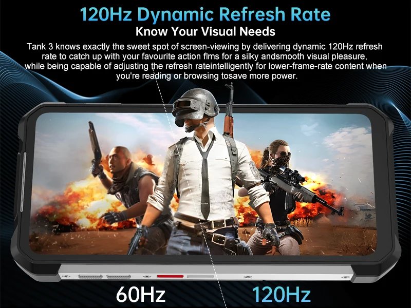 8849 Tank 3 Rugged Smartphone Android 5G 32+512GB 23800mAh 120W Charger 200MP 120Hz GPS Dual SIM Cell Phone