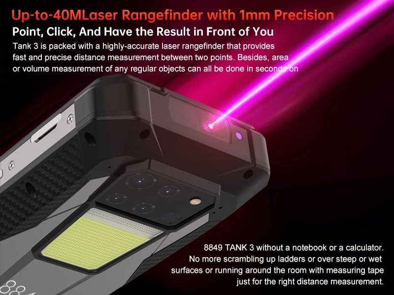 8849 Tank 3 Rugged Smartphone Android 5G 32+512GB 23800mAh 120W Charger 200MP 120Hz GPS Dual SIM Cell Phone