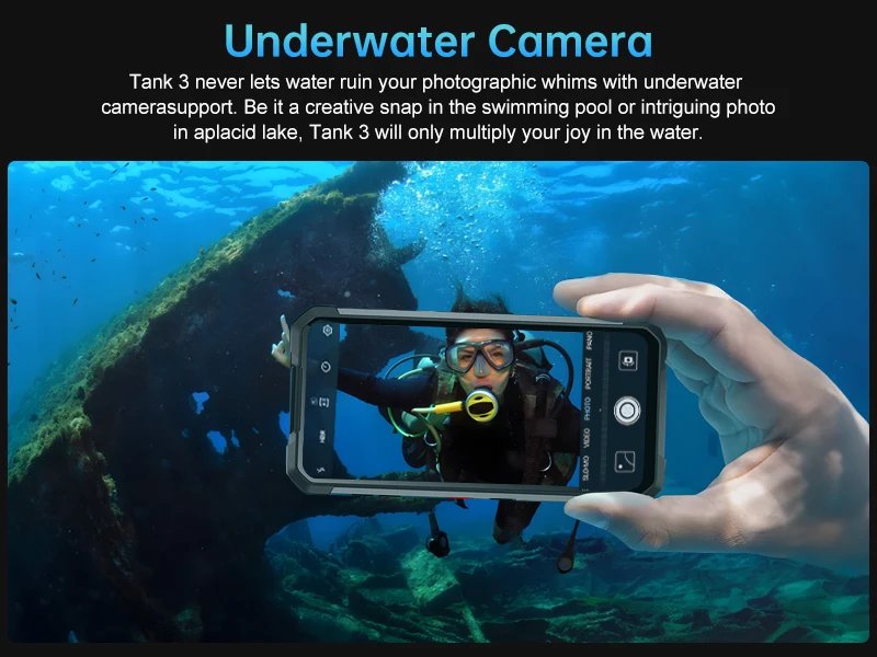 8849 Tank 3 Rugged Smartphone Android 5G 32+512GB 23800mAh 120W Charger 200MP 120Hz GPS Dual SIM Cell Phone