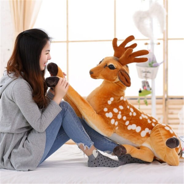 Sitting Position Deer Plush Toy