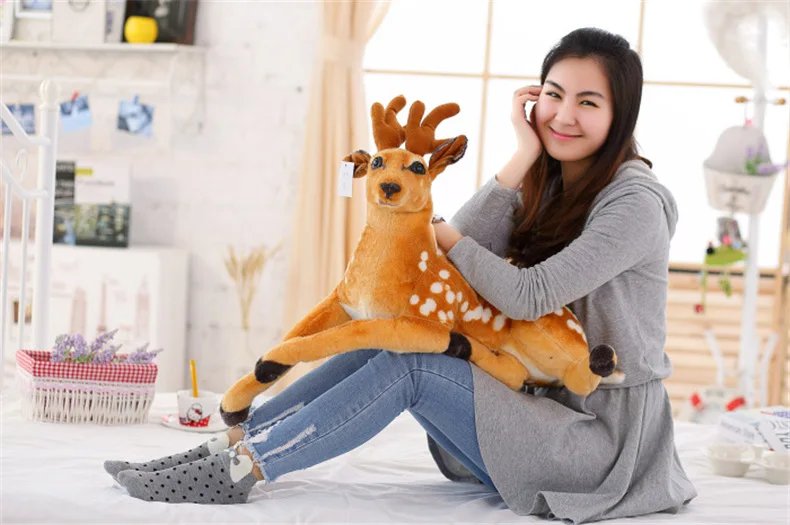 Sitting Position Deer Plush Toy