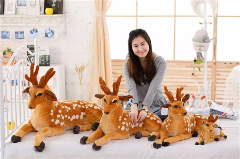 Sitting Position Deer Plush Toy