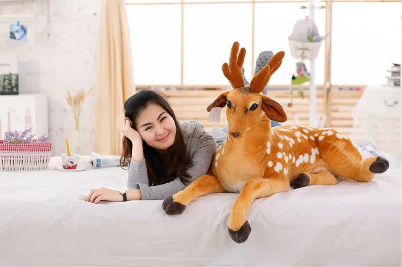 Sitting Position Deer Plush Toy