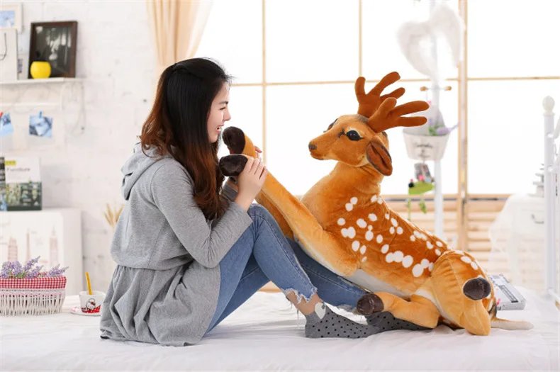 Sitting Position Deer Plush Toy