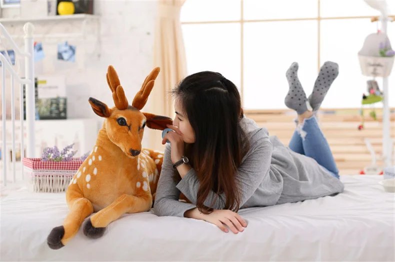 Sitting Position Deer Plush Toy