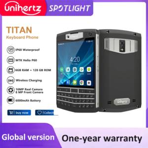 Unihertz Titan Rugged Smartphone 4G 6GB 128GB Android 10 QWERTY Keyboard Mobile Phone NFC 6000mAh 8MP 16MP Cellphone