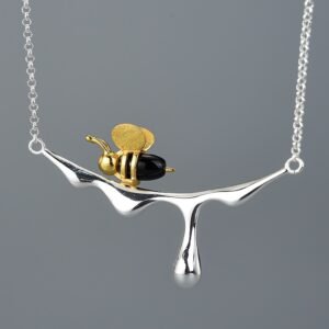 Sterling Silver Bee Necklace
