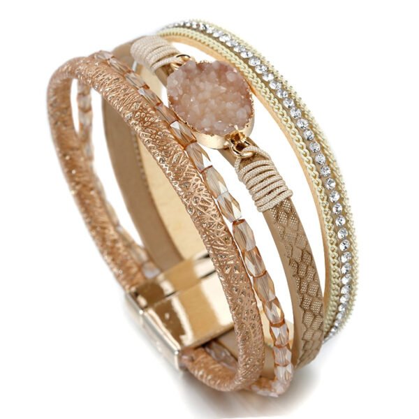 Women's Bohemian Leather Wrap Bracelet