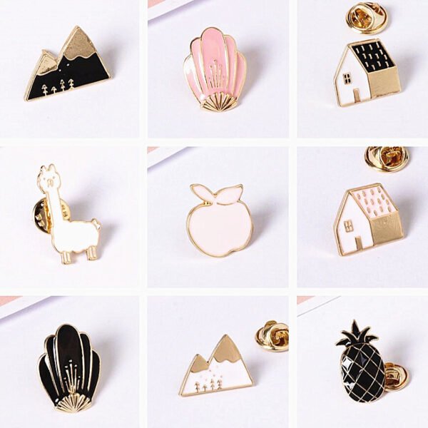 Creative Cartoon Themed Metal Women's Brooch - Image 3