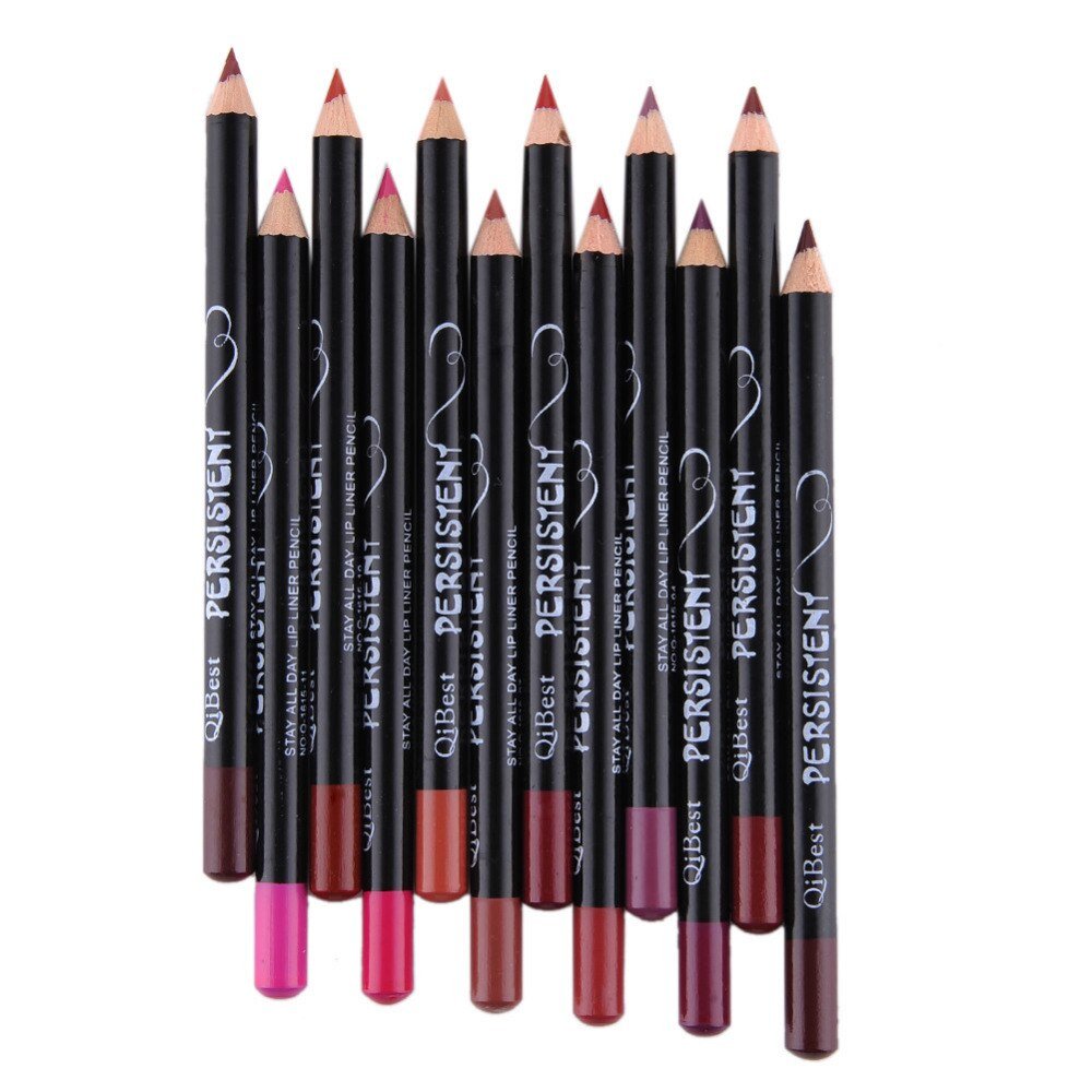 Waterproof Matte Lip Liner 12 Pcs Set