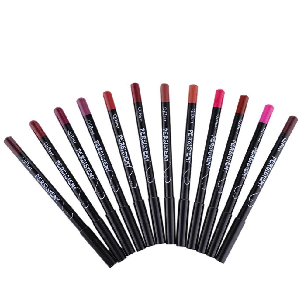Waterproof Matte Lip Liner 12 Pcs Set