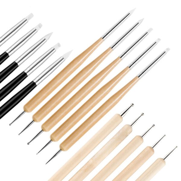 Colorful Nail Art Dotting Pens Set - Image 5
