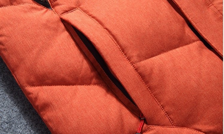Men's Winter Faux Fur Hooded Jacket