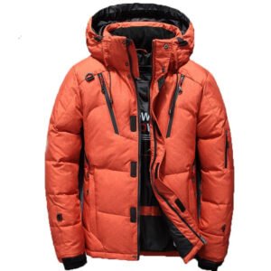 Men's Winter Faux Fur Hooded Jacket