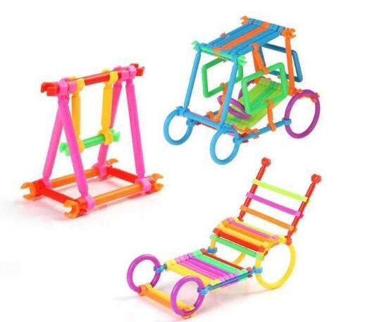 Colorful Sticks Construction Kit