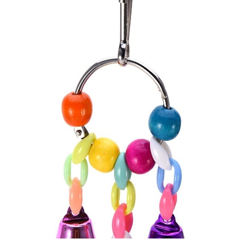 Beaded Bells Bird Toy