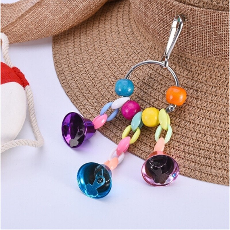 Beaded Bells Bird Toy