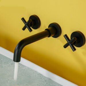 Wall Mounted Mixer with Two Handles