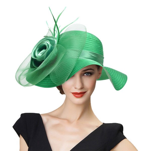 Women's Colorful Flower Patterned Floppy Hat