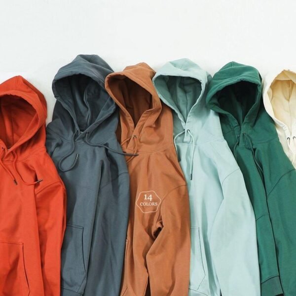 Solid Color Hooded Sweatshirt for Men