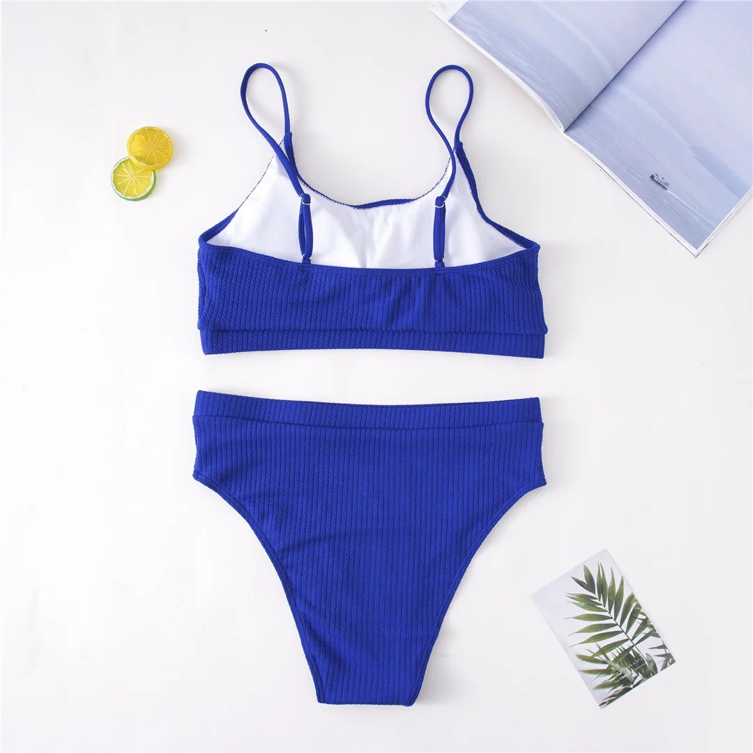 Women's Ribbed Plus Size Bikini Set