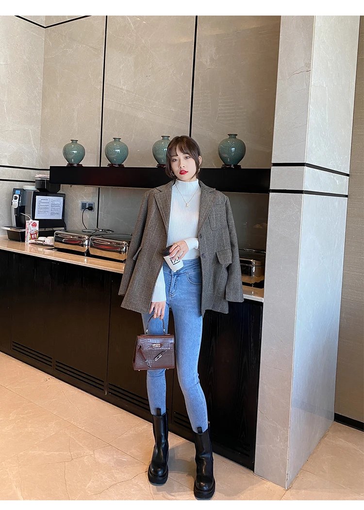 Elegant Solid Basic Knitted Tops Women Turtlneck Sweater Long Sleeve Casual Slim Pullover Korean Fashion Simple Chic Clothes Elegant Solid Basic Knitted Tops Women Turtlneck Sweater Long Sleeve Casual Slim Pullover Korean Fashion Simple Chic Clothes