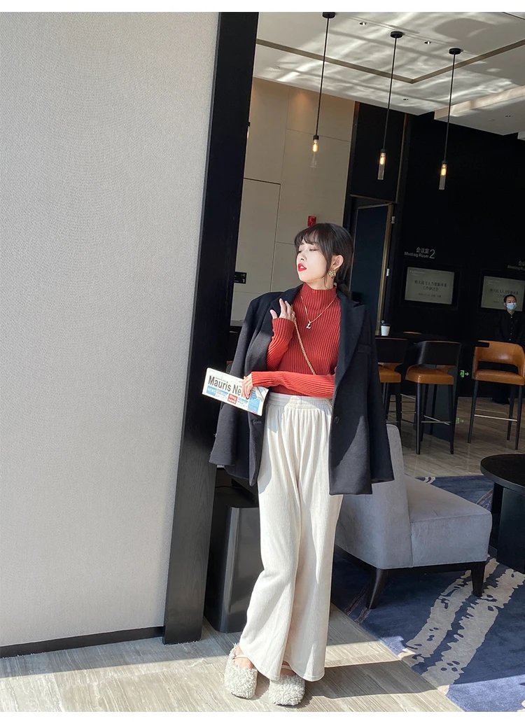 Elegant Solid Basic Knitted Tops Women Turtlneck Sweater Long Sleeve Casual Slim Pullover Korean Fashion Simple Chic Clothes Elegant Solid Basic Knitted Tops Women Turtlneck Sweater Long Sleeve Casual Slim Pullover Korean Fashion Simple Chic Clothes