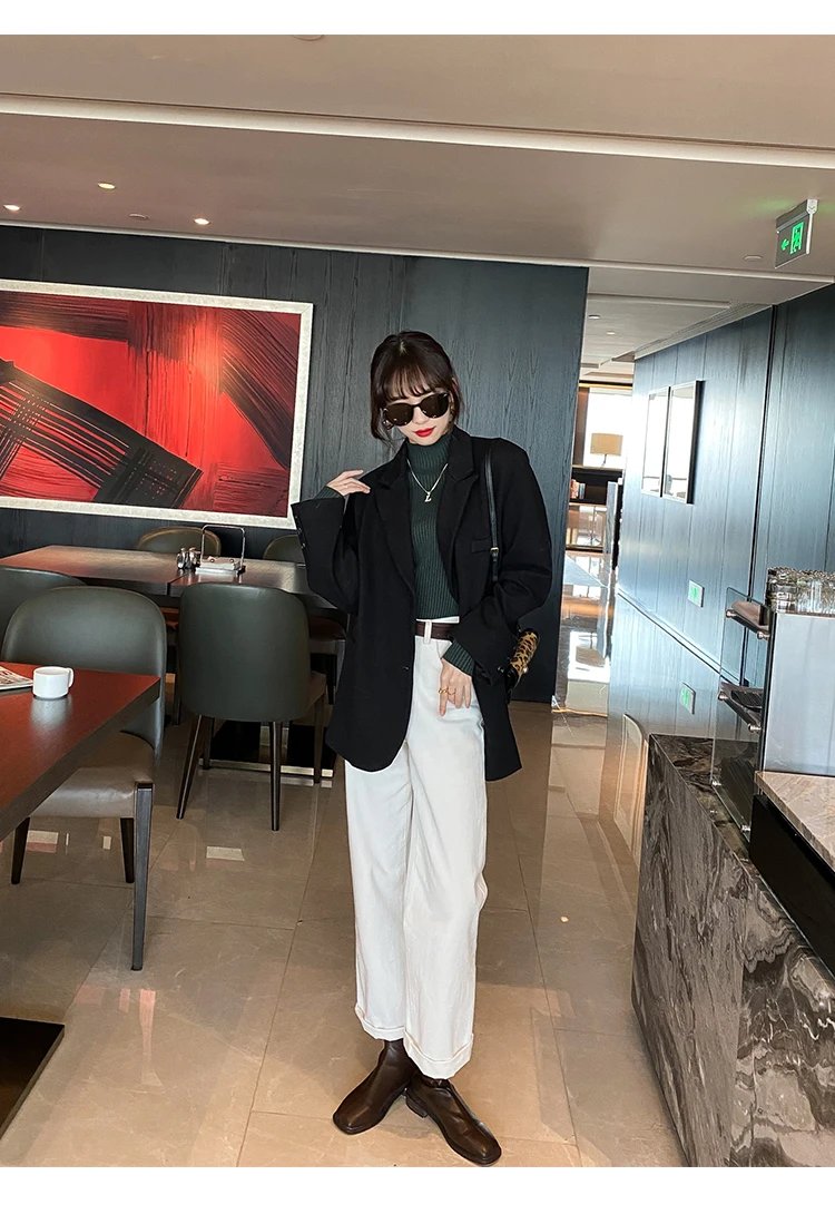 Elegant Solid Basic Knitted Tops Women Turtlneck Sweater Long Sleeve Casual Slim Pullover Korean Fashion Simple Chic Clothes Elegant Solid Basic Knitted Tops Women Turtlneck Sweater Long Sleeve Casual Slim Pullover Korean Fashion Simple Chic Clothes