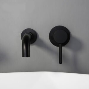 Wall-Mount Basin Mixer with Simple Design