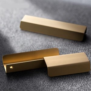 Hidden Handles for Kitchen Cabinets