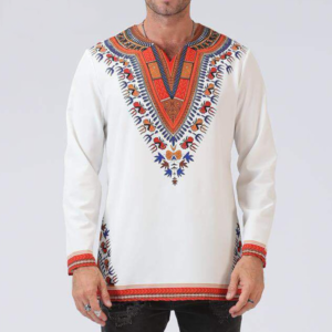 Traditional African Ornament Printed Men's Shirt