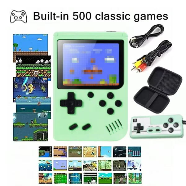 Built-in 500+ Classic games 5 inch arcade retro Console games console for Game boy Emulator TV Video Game Handheld Game Player