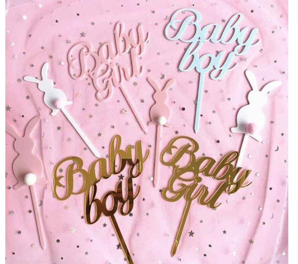 Baby Boy / Girl Cake Topper