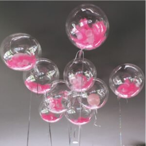 DIY Party Decoration Balloons with Feathers