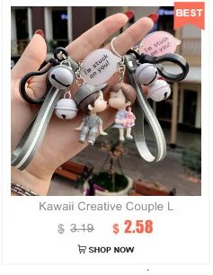 Cute Unicorn 3D Keychain Female Car Key Pendant Bag Backpack Ornaments Girl Child Lovers Gift Toy Kawaii Cartoon Phone Lanyard