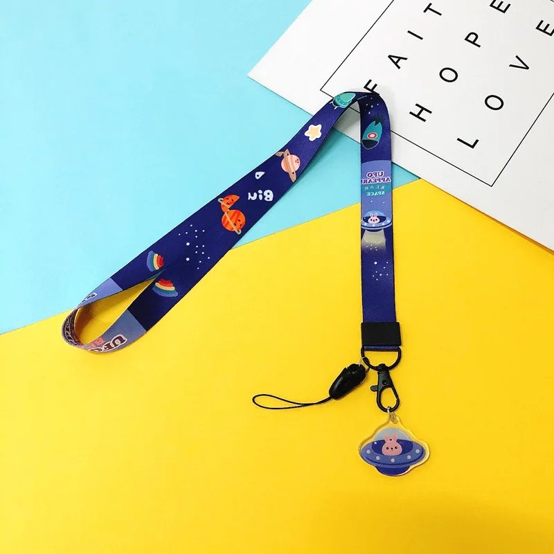 Universal Cartoon Unicorn Broadband Fabric Adjustable Mobile Phone Lanyard for iPhone 11 Xs Lanyard Neck Strap Hang Rope Universal Cartoon Unicorn Broadband Fabric Adjustable Mobile Phone Lanyard for iPhone 11 Xs Lanyard Neck Strap Hang Rope