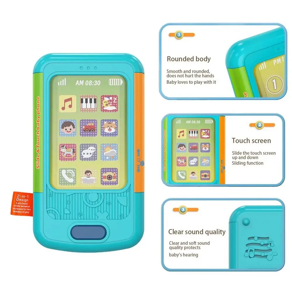 Kids Touch Screen Smart Mobile Phone Toys Enlightenment Early Education of Puzzle Simulated Musical Story Toy For Children Kids Touch Screen Smart Mobile Phone Toys Enlightenment Early Education of Puzzle Simulated Musical Story Toy For Children