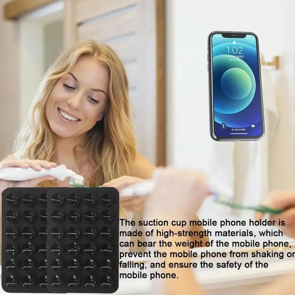 2Pcs Sticky Grippy Suction Phone Case Mount Sillicon Adhesive Phone Accessory For IPhone And Android Hands-Free Fidget Toy 2Pcs Sticky Grippy Suction Phone Case Mount Sillicon Adhesive Phone Accessory For IPhone And Android Hands-Free Fidget Toy
