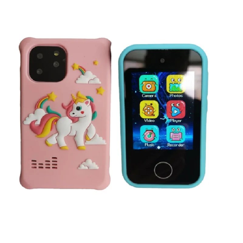 Kids Smart Phone Toy with Picture Taking Photo Video Recording Game Music Player Hd Camera Mini Mobile Cellphone Toddler Gift