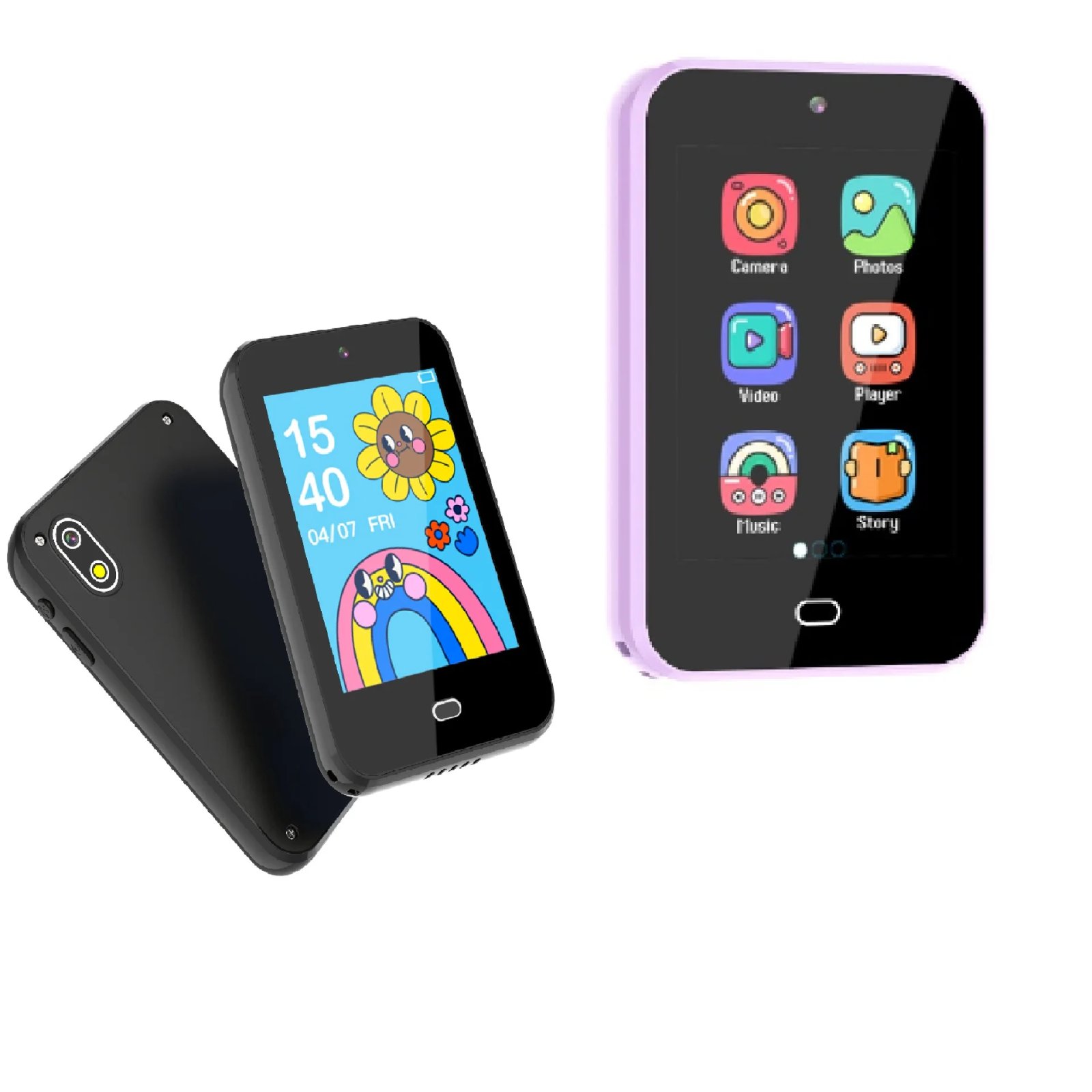 Kids Smart Phone Toy with Picture Taking Photo Video Recording Game Music Player Hd Camera Mini Mobile Cellphone Toddler Gift