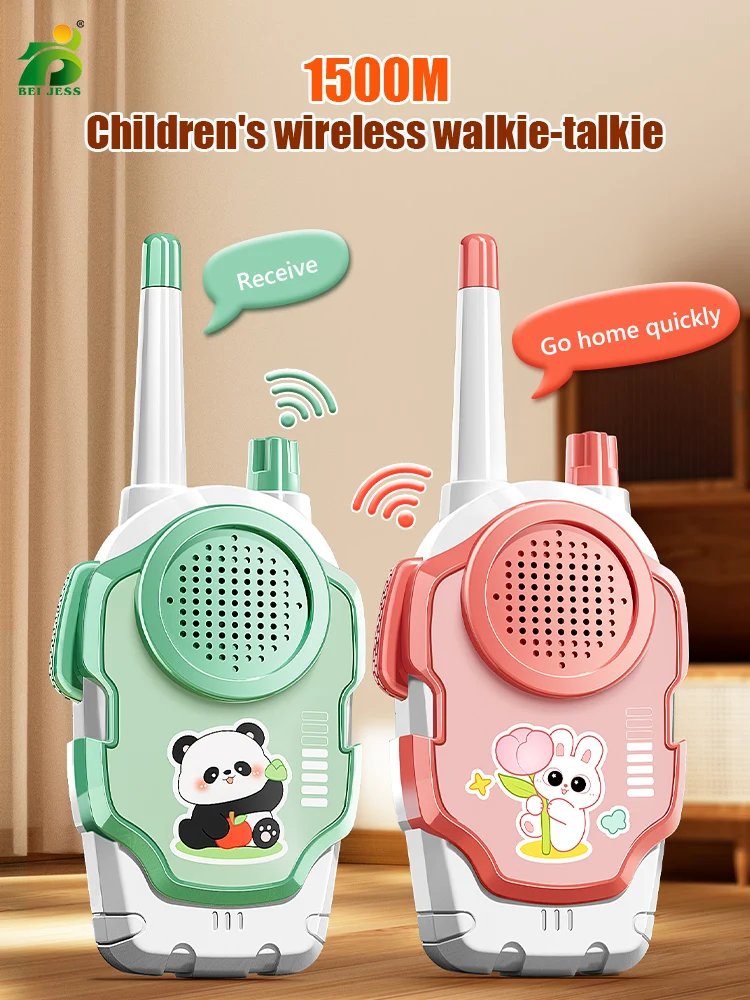 2Pcs Wallkie Talkie Toy 1500M Long-range Communication Children Radio Mobile Phone Speaker Talking Toys For Kids Birthday Gift 2Pcs Wallkie Talkie Toy 1500M Long-range Communication Children Radio Mobile Phone Speaker Talking Toys For Kids Birthday Gift