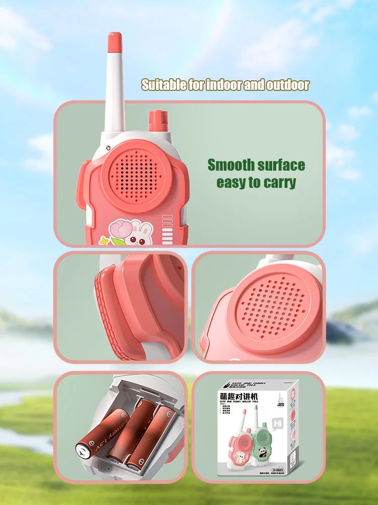 2Pcs Wallkie Talkie Toy 1500M Long-range Communication Children Radio Mobile Phone Speaker Talking Toys For Kids Birthday Gift 2Pcs Wallkie Talkie Toy 1500M Long-range Communication Children Radio Mobile Phone Speaker Talking Toys For Kids Birthday Gift