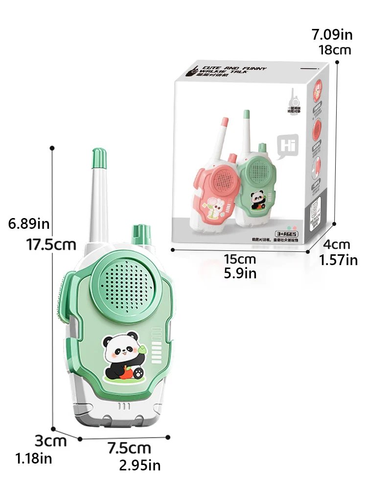 2Pcs Wallkie Talkie Toy 1500M Long-range Communication Children Radio Mobile Phone Speaker Talking Toys For Kids Birthday Gift 2Pcs Wallkie Talkie Toy 1500M Long-range Communication Children Radio Mobile Phone Speaker Talking Toys For Kids Birthday Gift