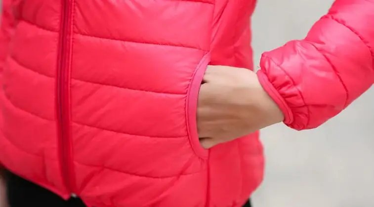 Down Jacket for Women Trend Korean Style Ultra Light Hit Hooded Coat Coats Lightweight Padded Puffer Jackets Female Winter 2024