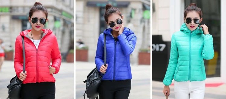 Down Jacket for Women Trend Korean Style Ultra Light Hit Hooded Coat Coats Lightweight Padded Puffer Jackets Female Winter 2024