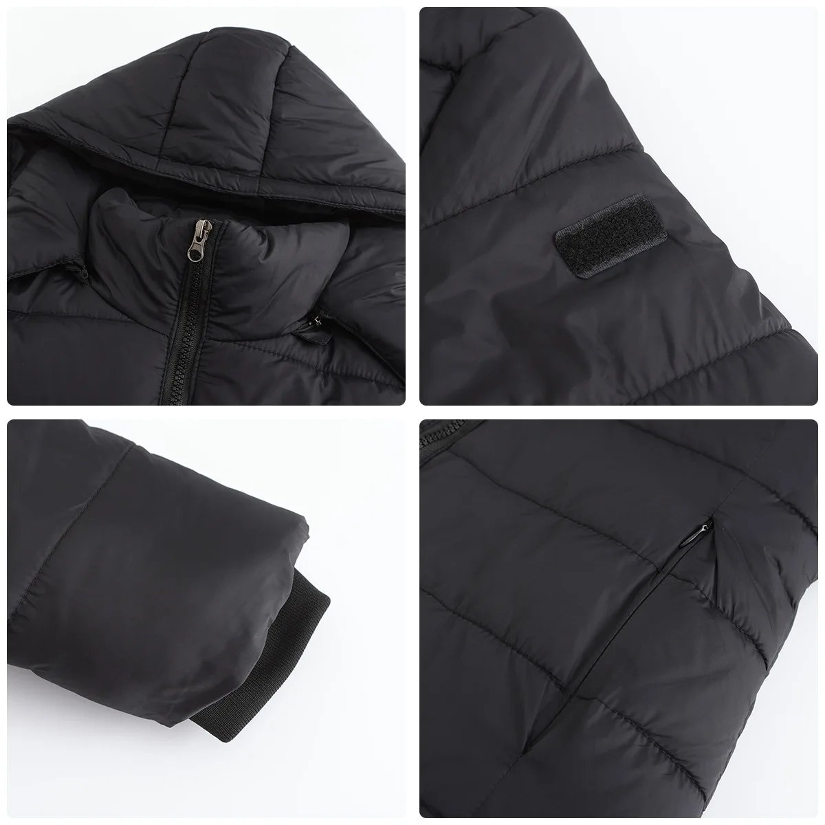 Coats Thick Parka Cotton 2025 Winter Black Jackets Women Long Parkas Hooded Warm Winter Coats Women Maxi Y2k Black Overcoats